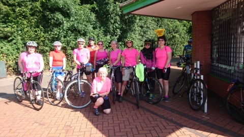 Ready to set off from Memorial Park, Coventry