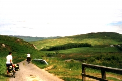 Very quiet, single track road up the east side of Jura