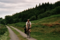 Phil near the end of the tarmac