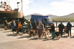The ferry from Port Askaig, Islay to Colonsay with some more cyclists who happened to be around