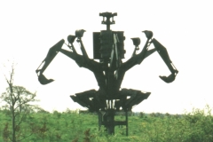 Effigy at the JCB factory, Uttoxeter
