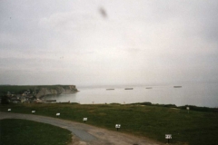 Remains of the Mulberry Harbour at Arromances