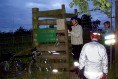 How to get through a deer gate...