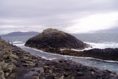 The Causeway, Staffa with Ulva in left distance
