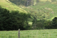 A waterfall above Llanymawddwy