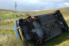Getting rid of old cars is a problem on these islands