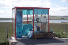 Bobbie's bus shelter near Baltasound
