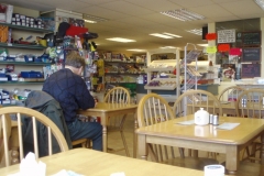 Just north of Baltasound if you see a teashop use it