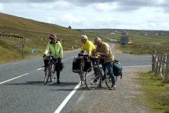 We met a CTC group from Lancashire and rode with them to the Mainland ferry