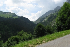Approaching the summit of le Col de la Colombiere