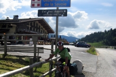 Bob at le Col des Aravis