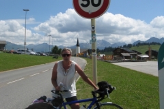 Sheila on le Col des Saisies