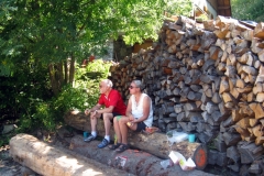 A shady spot for elevenses..