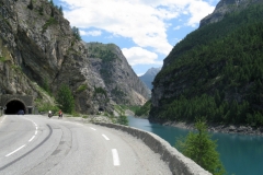 Heading up l'Iserre from the lake