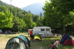 Camping at Modane