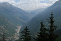 View up l'Arc to Modane from le Télégraph