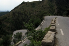 A precipitous way down from Col de Turini