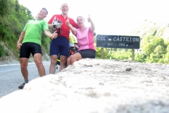 Being silly on our last pass before the sea
