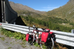 Climbing Passo di Fosagno at 2000m