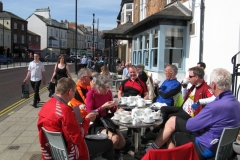 A quick coffee in Tynemouth before heading West
