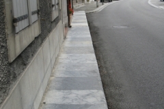 Marble footpath, St.Beat