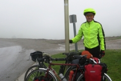 Lew at summit of Col de Port