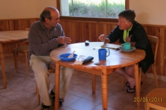Claude and Bob at Belcaire