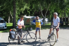 Lew, Claude and Robert at Belcaire