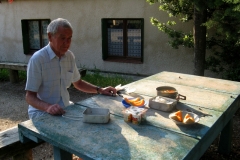 Lew ready to eat at Axat
