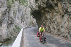 Bob in  Gorges de St Georges