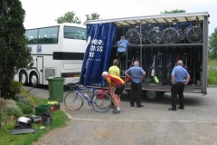 Unloading at Northampton