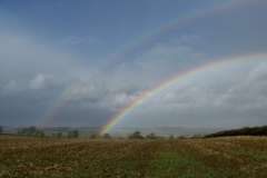 Double rainbow near Owston