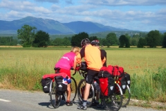 Map reading near Berrias