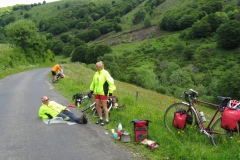 Brewing-up in the road