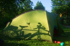 Camping at Mauriac
