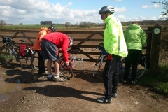 Puncture above Wookey Hole