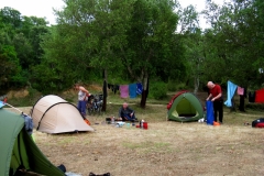 Camping at Calzola