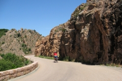Red Granite on the way to Porto