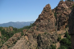 Red Granite on tbhe way to Porto