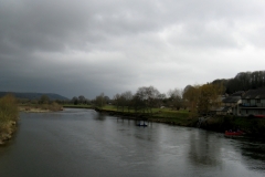 Canoes at Glasbury