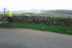 Hadrians Wall and Crag Lough from Peel