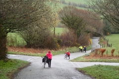 Climbing from Afon Cledwen