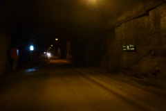 Vestfjarðagöng Tunnel - single track in parts