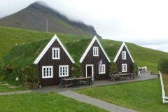Traditional Icelandic houses at Hrafnseyri