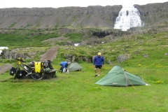 Campsite at Dynjandi