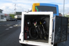 Three bikes on board...