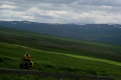 Tony climbing away from Godafoss