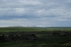 Vatnajokull and lava