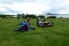 Campsite at Reykjahlíð, Myvatn