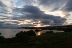 Midnight over Myvatn